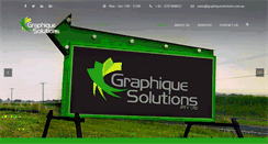 Desktop Screenshot of graphiquesolutions.com.au